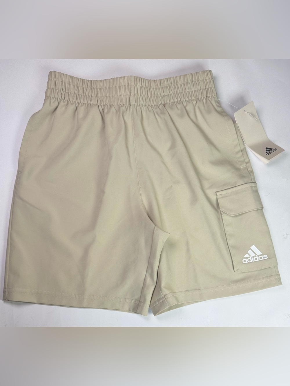 Adidas Boys Lightweight Cargo Shorts - Size S/8 NWT